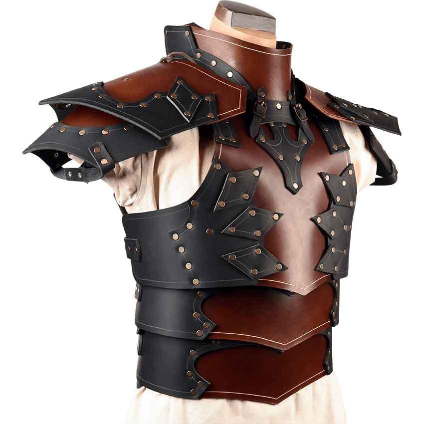 European & American Medieval Renaissance Viking Gladiator Samurai Leather Armor Costumes & Protective Gear