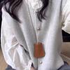 YS Women's Korean Style Slim Fit Layered Sweater Vest - Autumn/Winter Round Neck with Gold Buttons