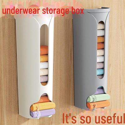 Wandmontierte Lazy Unterwäsche- und Socken-Aufbewahrungsbox
