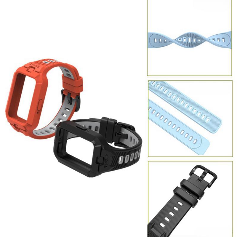 Silicone Strap For Samsung Galaxy Fit 3 TPU Replacement Bracelet For Fit3 Wristband Sports Frame Bumper Correa Accessories