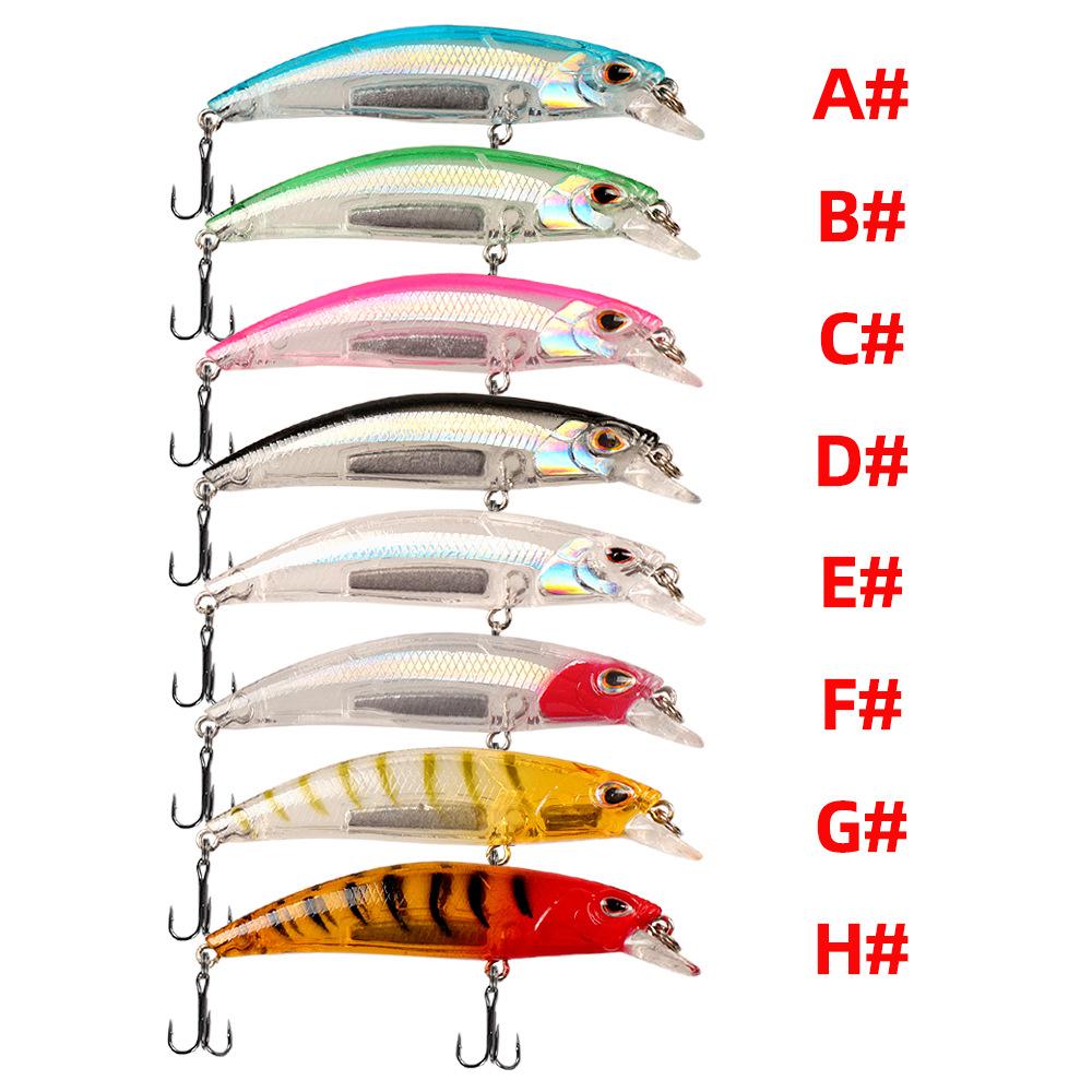 

8PCSSubmerged Minnow Lua Lure6.5cm/6.5gLong-distance sea fishing and freshwater fishing for sea bass 6.5cm 6g