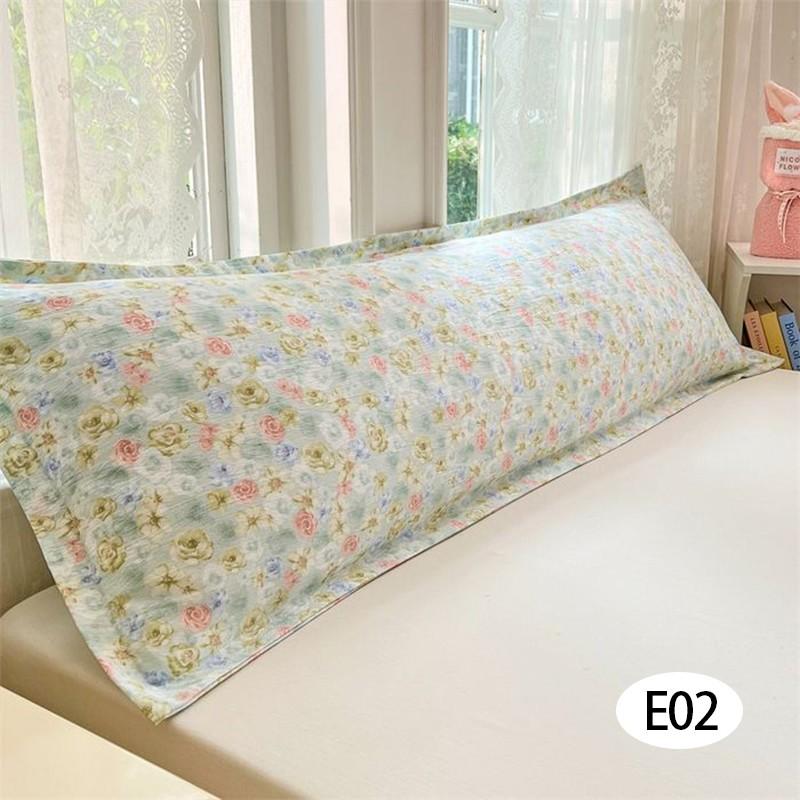 1PC 48x74/120/150/180cm Cotton Floral Body Pillowcase Rectangle Long Pillowcase Home Pillow Slip Bed Home Decoration