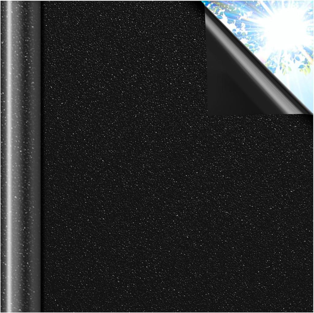 Lifetree Frosted Window Film Privacy Opaque Glass Film Non Adhesive Static Cling for Home Office 44 5x200 Cm