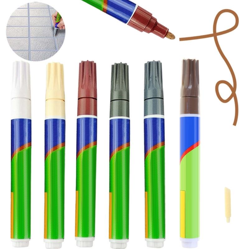 Waterproof Tile Joint Repair Grouting Fillers Marker Pen Tile Grout Pen Reviver Wall Floor Grout Restorer Pen for Tiles
