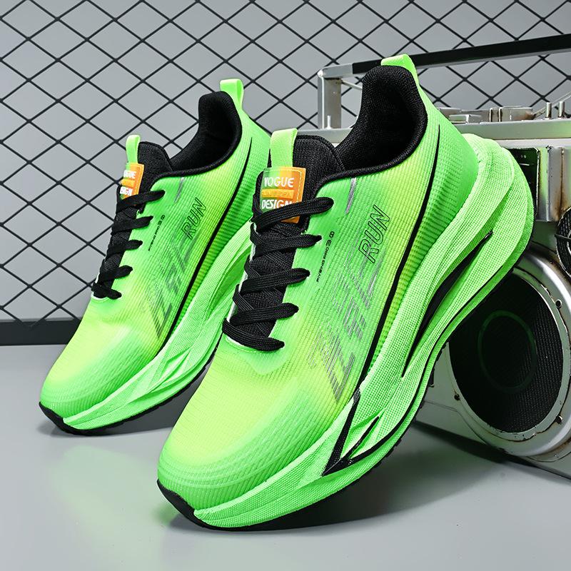 Couple Running Shoes, New Soft-soled Breathable Mesh Shoes, Springback Wear-resistant Cushioning Support, Professional Racing Running Shoes