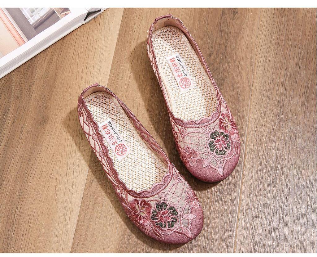 Summer Mesh Breathable Soft-Sole Shoes for Middle-Aged and Elderly Women