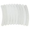50Pcs Gray Curved Double-Side Nail Files 100 / 180 Grit Emery Board Sandpaper Nail Sanding Manicure Tool