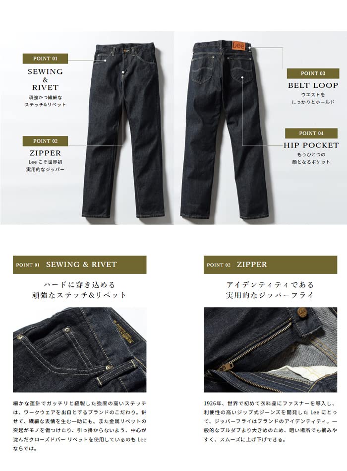 Lee AMERICAN RIDERS 205 Slim Fit Denim Dark Blue Pants, Men's,