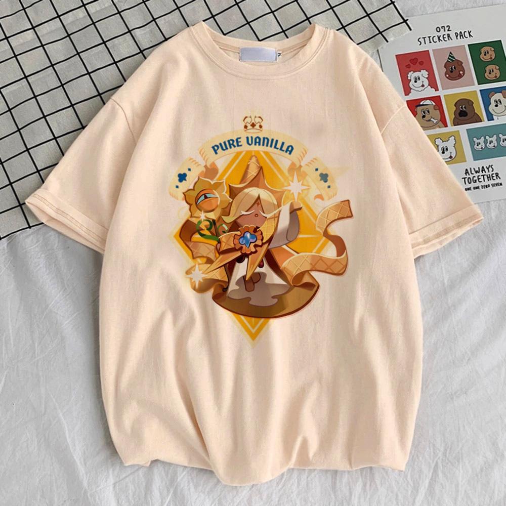 

Shadow Milk Cookie top tees teen Comfortable korean clothes Grunge kawaii 80s shirt korean clothes Pastel anime Punk Vintage S
