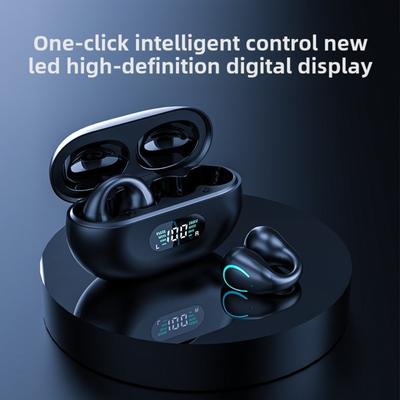 New Clip-on Bluetooth Earphones Wireless Noise-cancelling Earless Painless Sports Clip-on Earphones