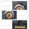 Stylish Book Inspired Clock Decor Resin Globe Ornament Perfect for Home Office Christmas Gifts