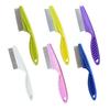 2 Pcs Pet Hair Comb Tear Stain Remover Fine-Tooth Stainless Steel Flea Comb 2-in-1 Multifunctional Grooming Tool Dehairing