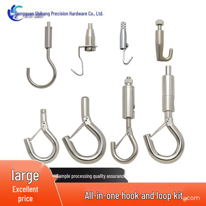 Steel Wire Rope Lock Feeder Safety Hook with Buckle for Picture Hanging