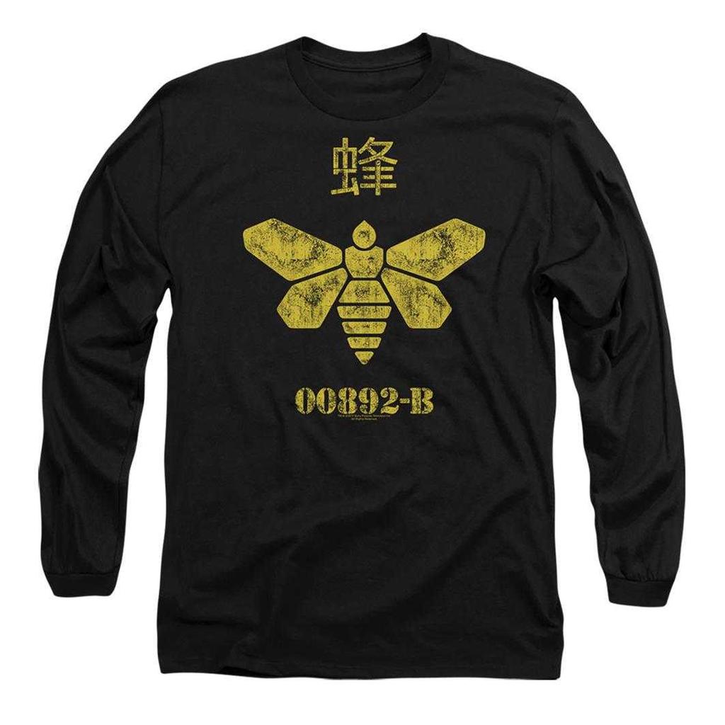 Breaking Bad Unisex Adult Barrel Bee Long-Sleeved T-Shirt