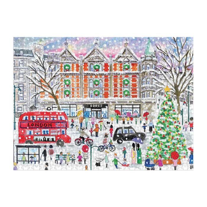 Puzzle 1000 pièces : noël à londres, michael storrings