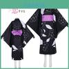 Halloween Cosplay Costume Adorable Kimono Dress For Role Play Anime Fans