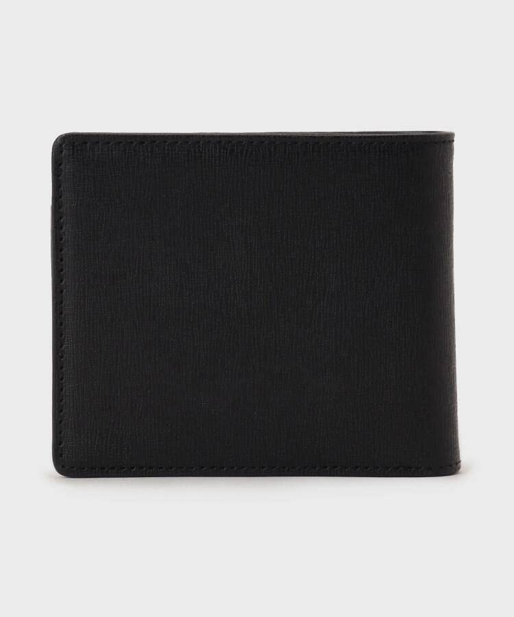 Takeo Kikuchi Embossed Leather Bifold Wallet Black 00 Men's Color-Scheme G8701292, (619) (FREE)