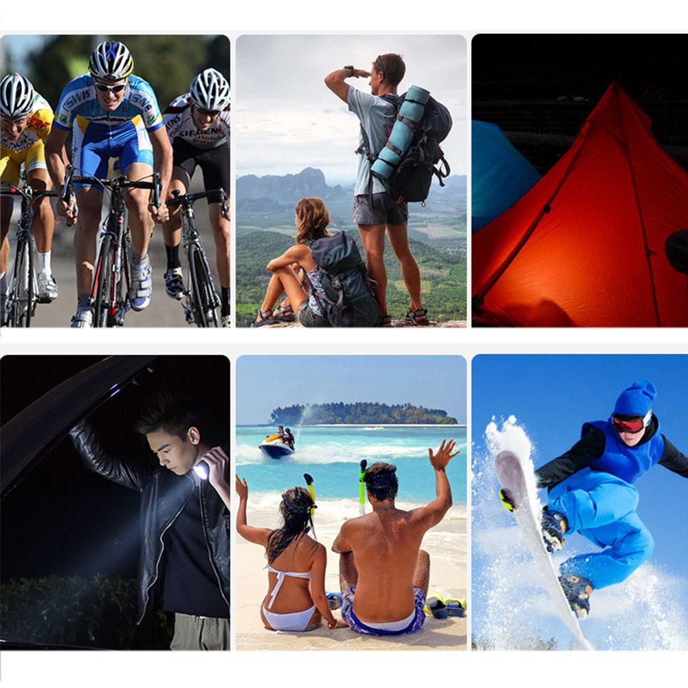 WS10 Motorcycle Bicycle Recorder HD 720P LED Flashlight Cam Night Vision Video Camera Recorder Sports DV Recorder