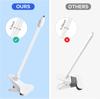 Protable Flexible Camera Clamp Mount Baby Monitor Camera Holder Stand Webcam Monitor Punch-free Bendable Bracket Base With Clip