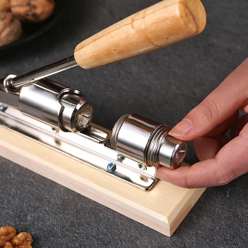 Pecan Nut Cracker Opener Walnut Sheller Gadget Heavy Duty Home Kitchen Tool