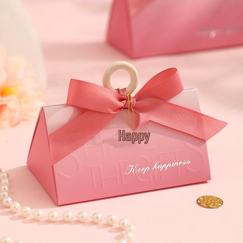 Elegant Purple Wedding Candy Box 2025: New Style Light Luxury for Engagement Party Favors