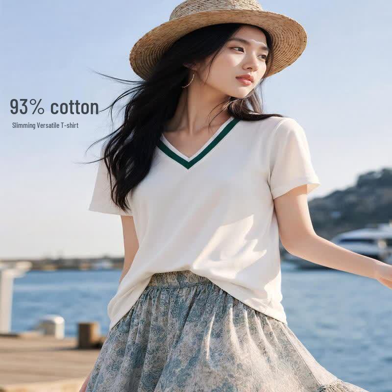 XWI Women s Short Sleeve Round Neck T-Shirt S