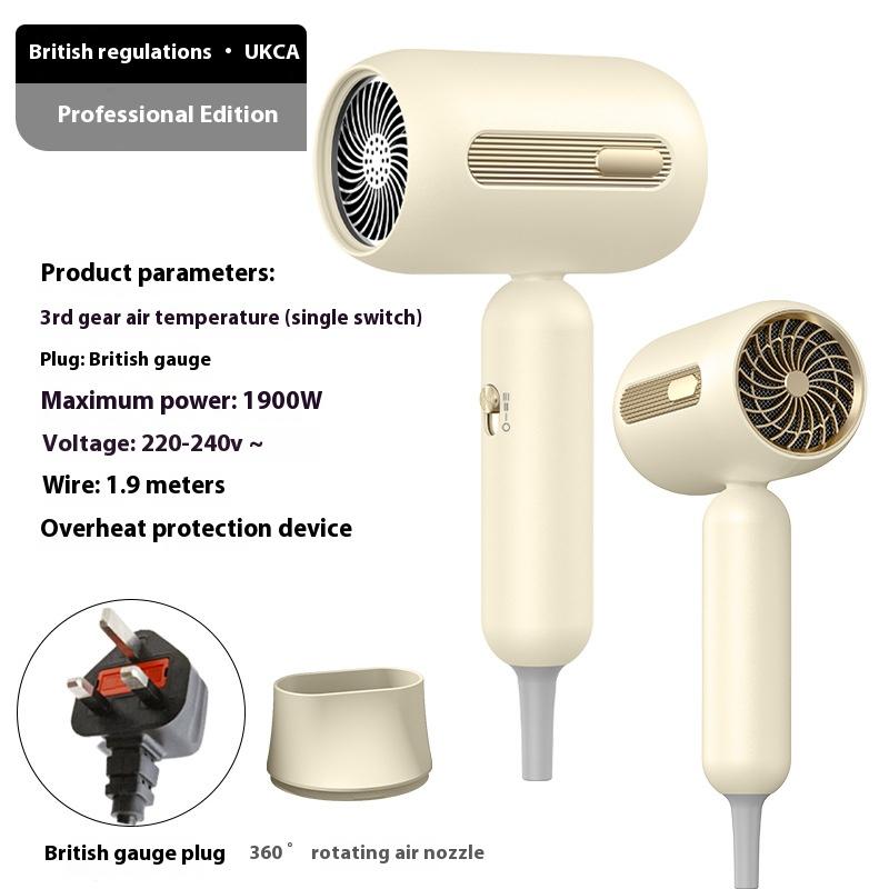 Professional Ionic Hair Dryer Powerful Quick Drying Hair Dryer Low Noise Hair Care Thermostat Portable Hair Dryers & Accessories