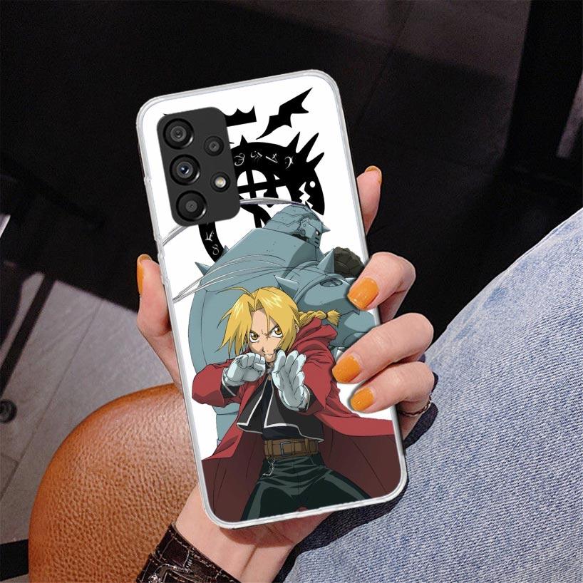 Fullmetal Alchemist Anime Phone Case For Samsung Galaxy A17 A16 A15 A14 A13 A57 A56 A55 A54 A53 A37 A36 A35 A34 A33 A26 A25 A24