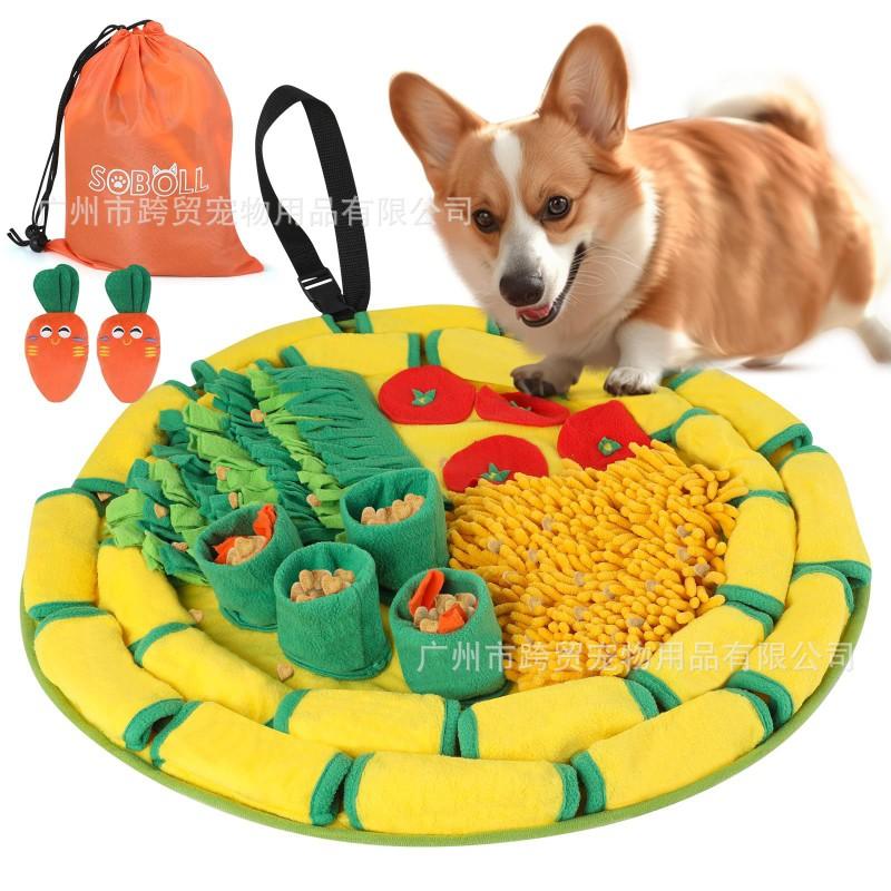 Multi-Function Snuffle Mat Dogs Cats Small Pets Slow Feeder Calming Puzzle Toy Anti-Slip Portable Washable
