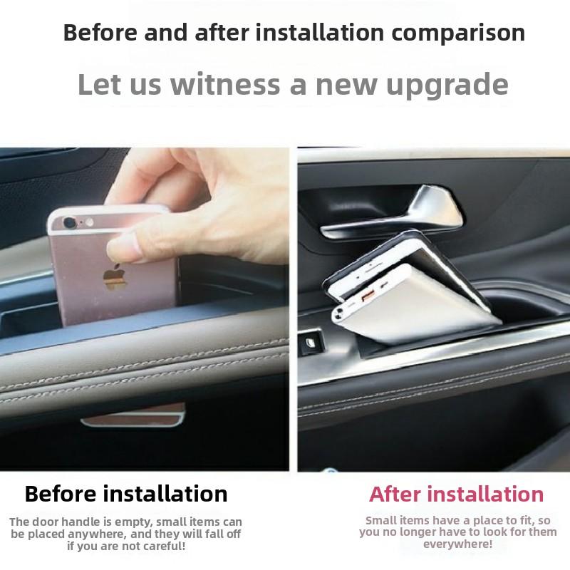 For Peugeot 3008 GT 2017 2018 2019 2020 2025~2025 2025 2025 Door Armrest Storage Box Organizer Tidying Tray Interior Accessories