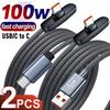 כבל USB C ל-TypeC 100W בזווית 90 מעלות לכבל נתונים עבור IPad MacBook Pro עבור Xiaomi Samsung Huawei טעינה מהירה כבל נתונים כפול TypeC