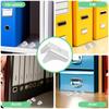 10Pcs Metal Shelf Clips Strong Steel Cabinet Shelf Support Clips Polished Edge Safe Easy Install for Home Office File Cabinet