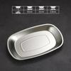 Koreanisches Grillpfannen- und Warmhalteplatten-Set aus Edelstahl: Barbecue-, Gemüse-, Nordic Gold- und Cheung Fun-Teller