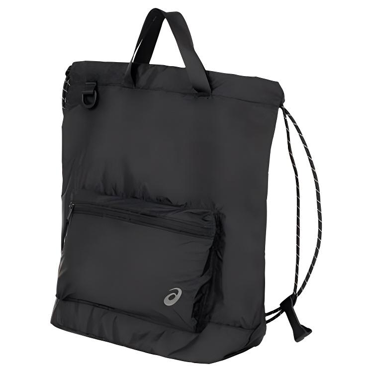 New Asics Polyamide Backpack Unisex Black 3033C131-001