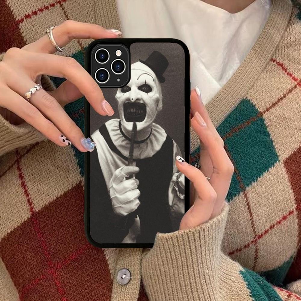 Horror Movie Terrifier Phone Case Silicone PC+TPU For For IPhone 11 12 13 14 15 16 Plus Pro Max Cover