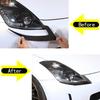 Carbon Fiber Headlight Lower Eyebrow Trim Sticker For Nissan 350Z 2003-2006