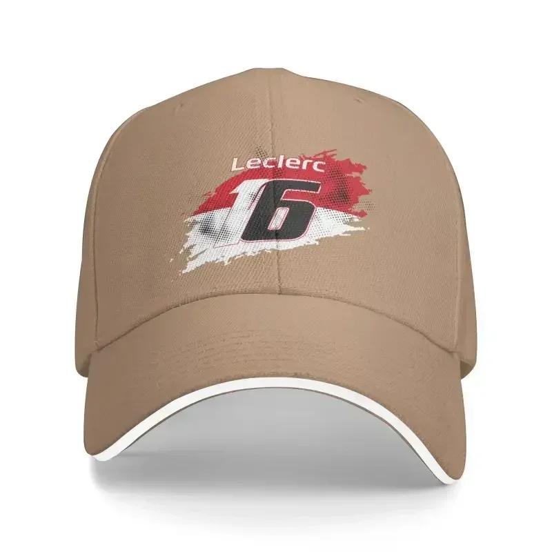 Cappellino da Baseball Sportivo Cool Charles Leclerc 16 per Uomo Donna Personalizzato Regolabile Unisex Cappello da Papà Outdoor