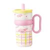 Vitality Straw Thermos Cup for Girls, High Value 316 Stainless Steel Large Capacity Ice Cup, Water Cup for Students To Go To School
