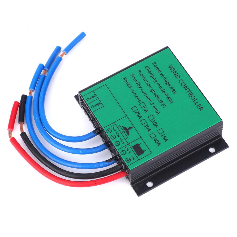 FY06-48 Waterproof Wind Generator Controller PWM Aluminium Alloy W/ Light-Emitting Diode 48V 600W 15A Wind Generator Controller