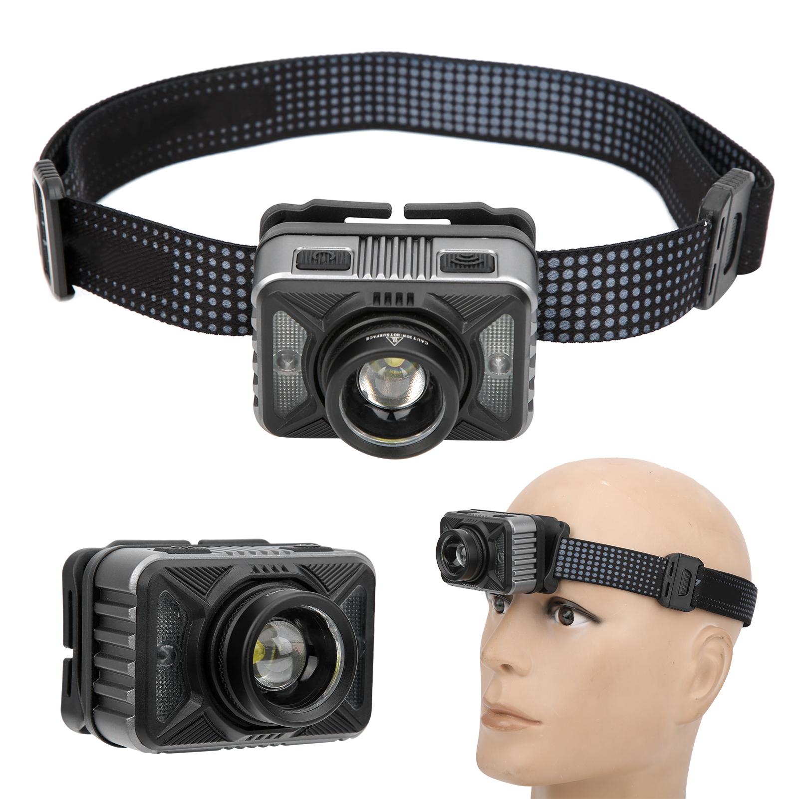 

XHP50 Strong Brightness Zoom Induction Front Light Builtin Battery USB Charging