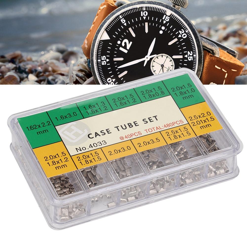 12 Sizes of Watch Case Tube Metal Repairing Tool for Watch Watchmaker Fixing Accessory