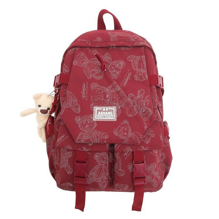 Schoolbag schoolbag Korean version Harajuku Japanese large-capacity simple ins versatile junior high school high school student college student