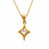 2026 New Arrival: Sparkling Zirconia Four-Point Star Clavicle Necklace
