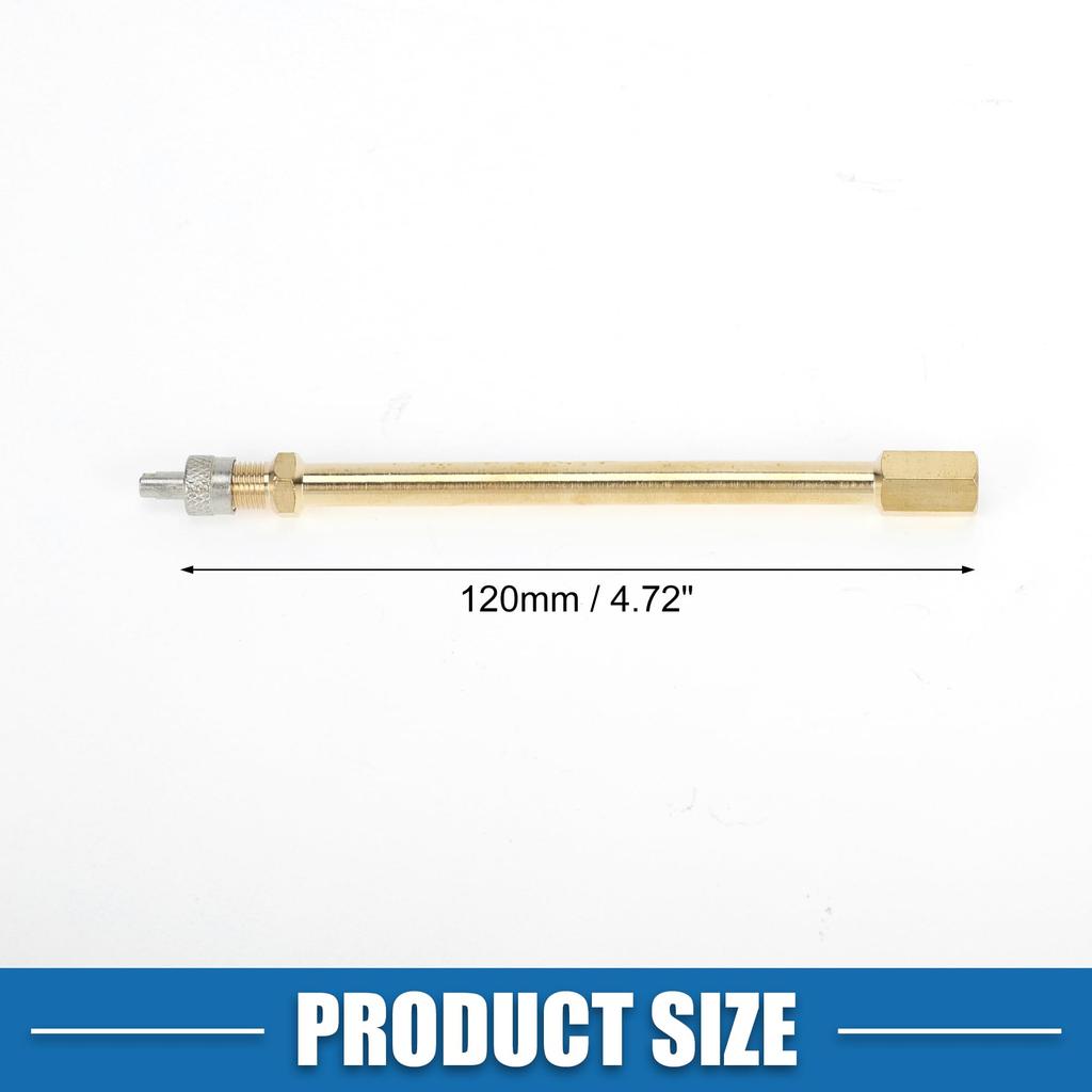 A ABSOPRO Tire Valve Stem Air Inflation Adapter Durable 120mm