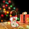 Christmas Gift Bag Cute Present Wrapping with Handle Stocking Stuffer Holiday Pouch