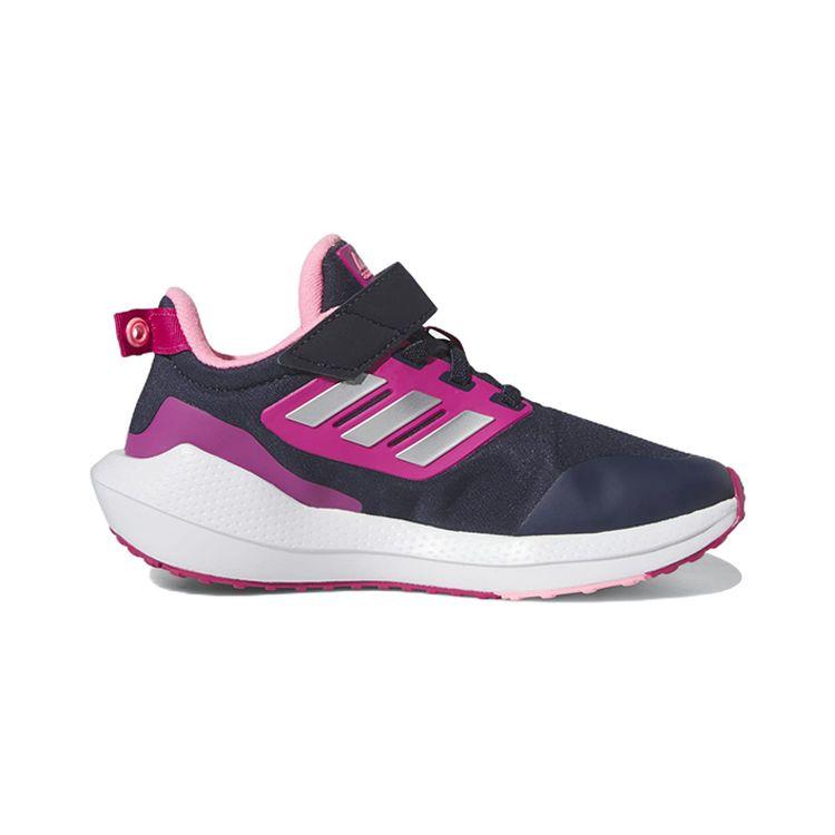 Adidas EQ21 Run 2.0 J Legend Ink Real Magenta Kids Sneakers Blue Silver-Metallic Team-Real-Magenta GZ2308