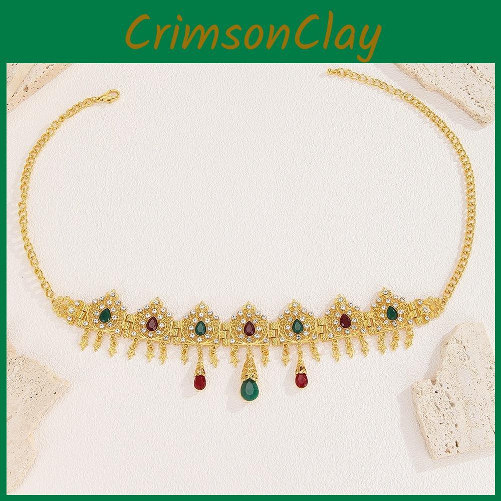 Ornament Hair Bridal With Alloy And Simulation Crystal For Wedding And Party