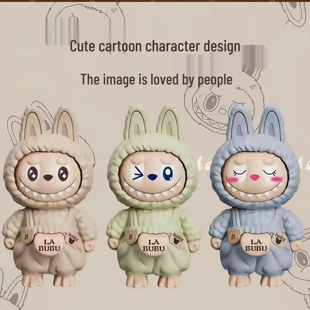 Pull-String Face-Changing Nezha Doll Keychain Toy for Kids