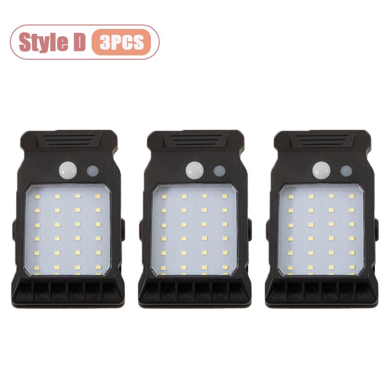 Solar Garden Lights Motion Sensor Clip-on Outdoor Lighting Multi Functional Yard Lawn Lights for Home Patio Garden Decoration