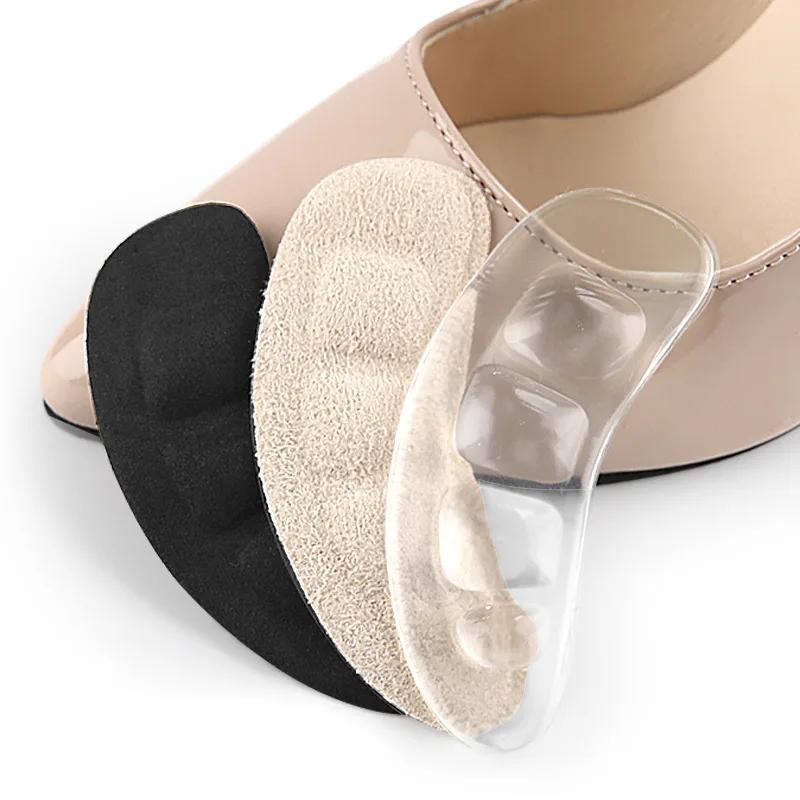 2pcs/4pcs Silicone Heel Protectors High Heels Heel Cushions Sandals Shock Absorbing Forefoot Cushions Foot Care Products